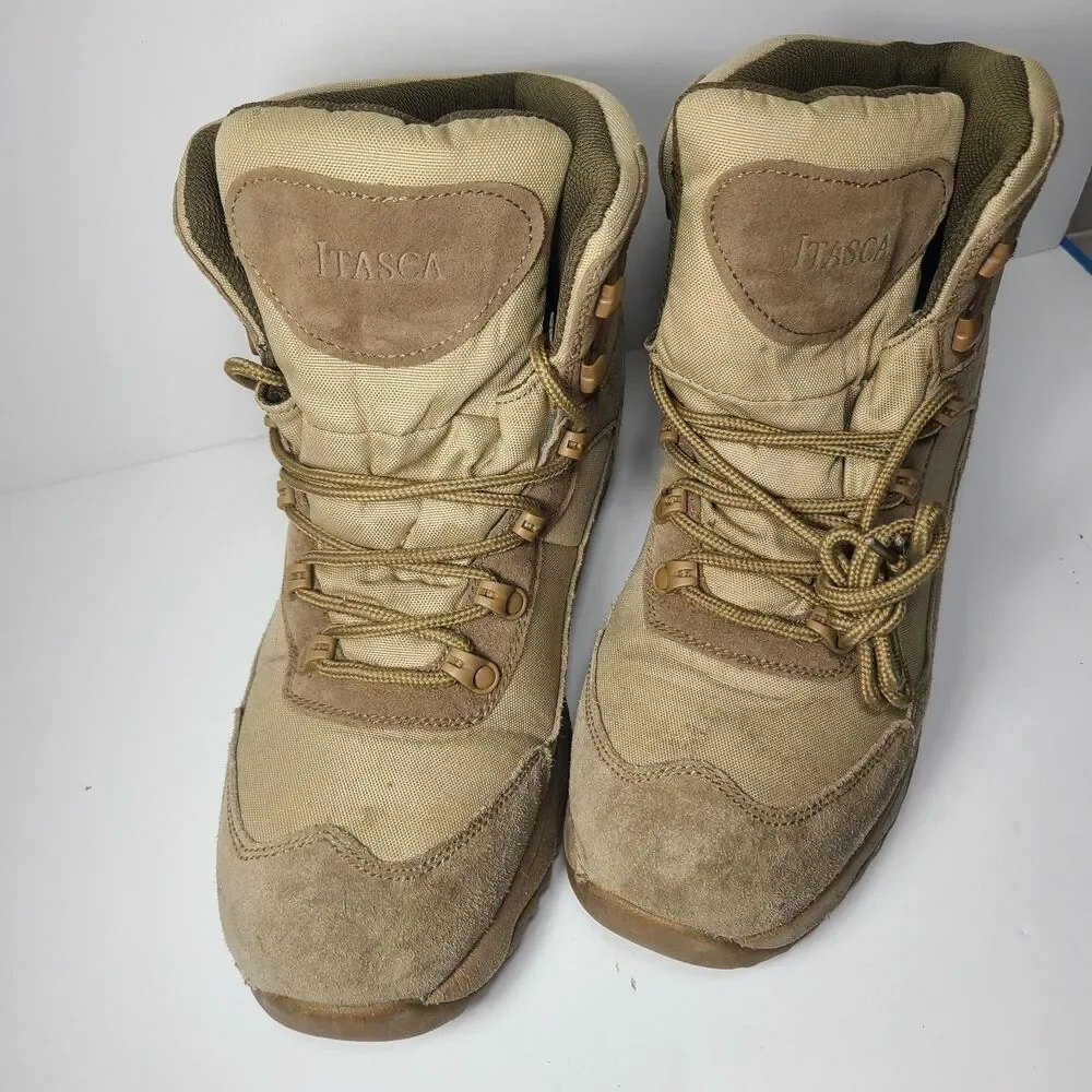 Itasca Men’s Boots Tan Coyote Lace-up Size 10.5  - Style 5548354